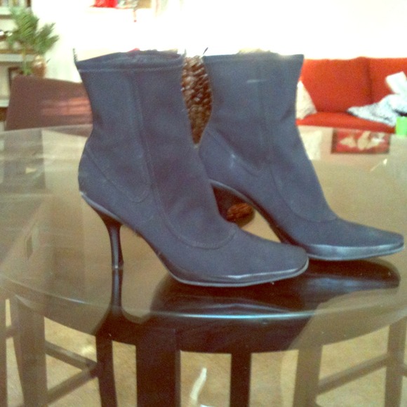 Bundle Black Ankle Boot SZ 9 & Leopard peep toe