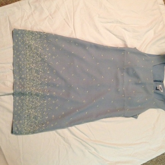 Blue spring dress - Picture 1 of 3