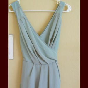 RESERVED - Foreignexchange seafoam dress
