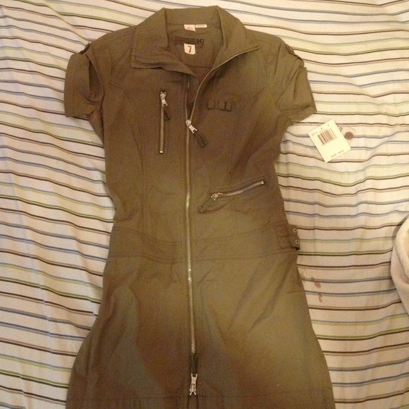 On hold for bundle. Military style Guess dress