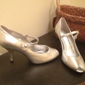 Silver slippers-reduced- reserved