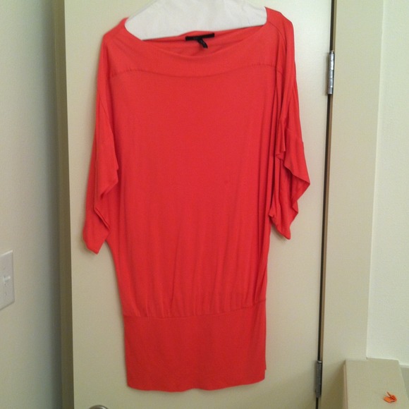 Salmon color top - wear as shirt or dress!