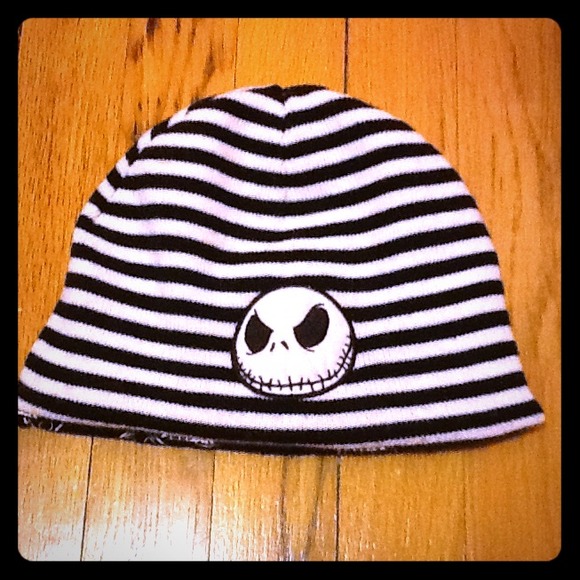 SOLD nightmare before Christmas reversible beanie.