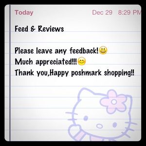 REVIEWS & FEEDBACK!!!