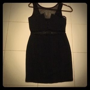 TOPSHOP sheer cutout bodycon dress. Worn once