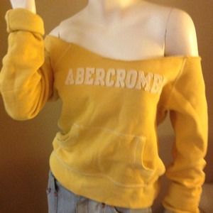 Off the shoulder Abercrombie sweatshirt
