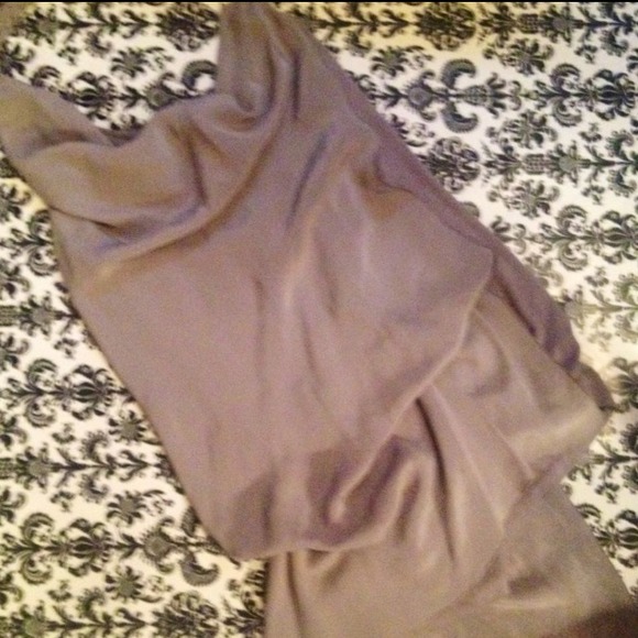 Bebe halter sheer layered dress!