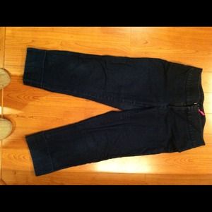 Banana Republic dark blue jean Capri