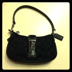 Coach Black Signature Purse