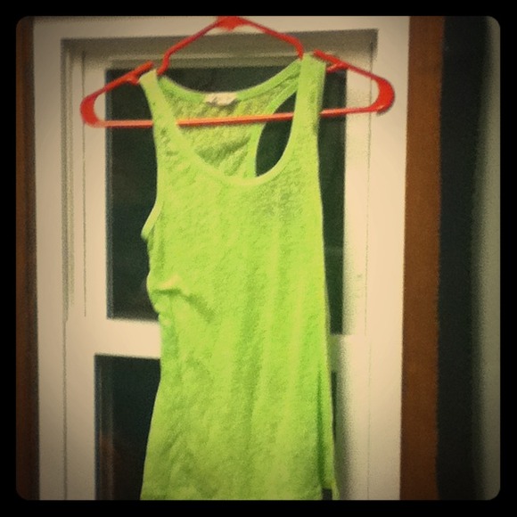 Green burnout tank
