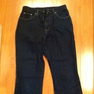 New York Company dark blue boot cut jeans
