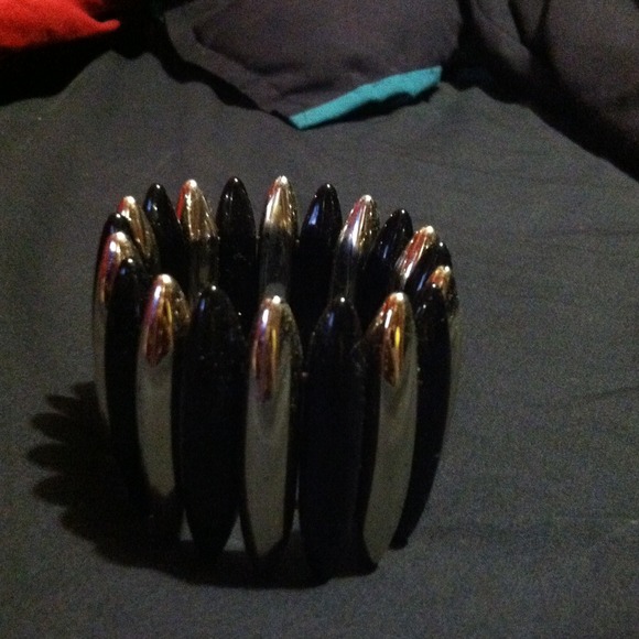 Gold and black braclet