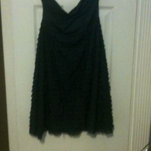 Cute gray ruffled dress
