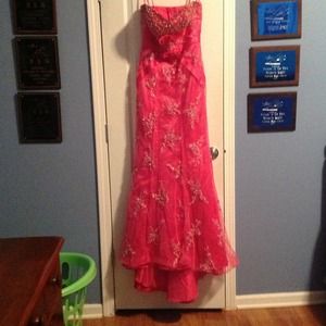 REDUCED!! Hot Pink Faviana Prom/Pageant Dress