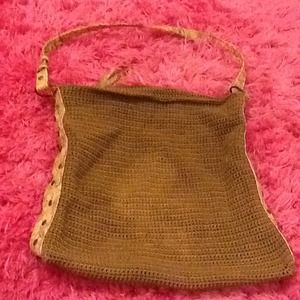Large cross body sac bag