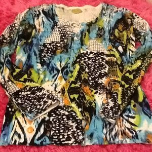 New embellished Prima Bella button down sweater!!