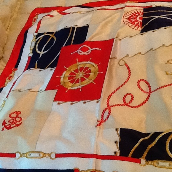 Sold-Bundle Wyndham-Silk Nautical Scarf