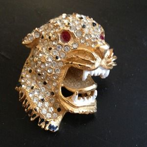 1920's Vintage Jaguar Brooch