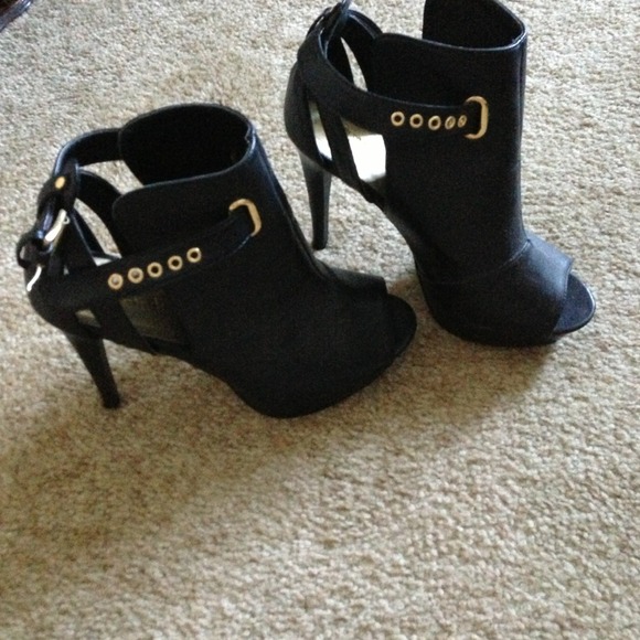 Black high heels