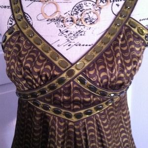 🔥BEBE🔥HotHotHot✨NWT✨Be-Jeweled camisole blouse🔥