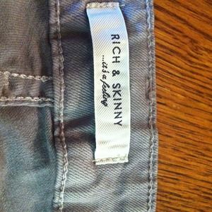 Rich & Skinny Denim - Reserved Rich & Skinny Skinny Jeans-Pebble Color Rich & Skinny Denim - Reserved Rich & Skinny Skinny Jeans-Pebble Color