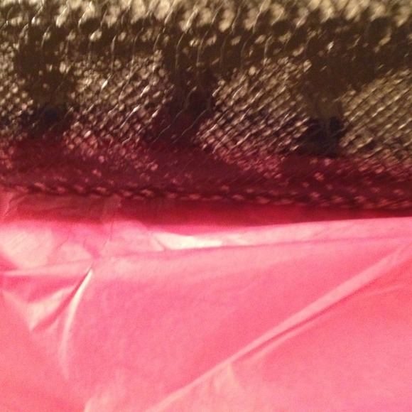 -- snakeskin clutch:::sold - Picture 3 of 3
