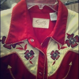 Vintage pearl snap shirt