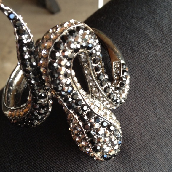 Jeweled snake arm bracelet