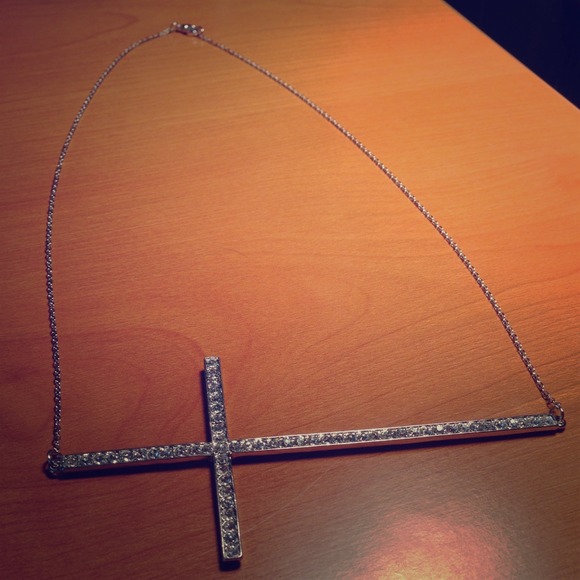 Urwish Jewelry - Big Cross Necklace