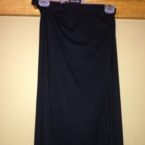 Silky soft black skirt.