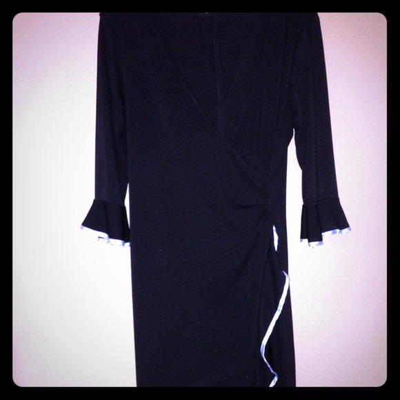 Black and teal dress - Picture 1 of 4