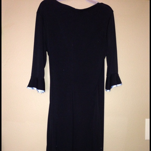 Black and teal dress - Picture 2 of 4