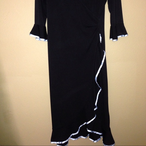 Black and teal dress - Picture 3 of 4