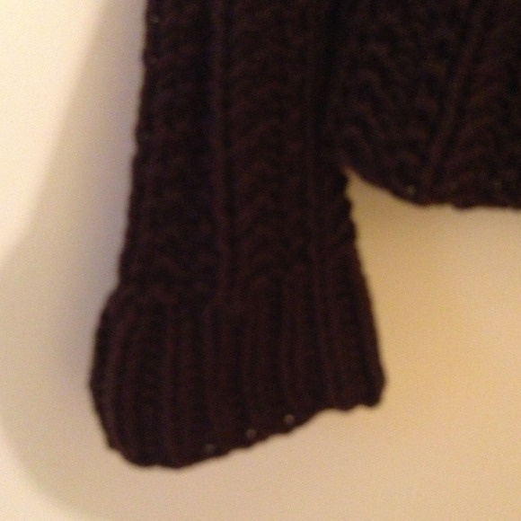 J. Crew brown knit chunky sweater size small - Picture 3 of 4