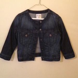Old Navy crop jean jacket size small