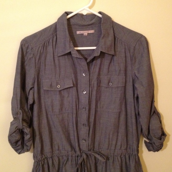 Gap jean colored linen dress - Picture 2 of 4