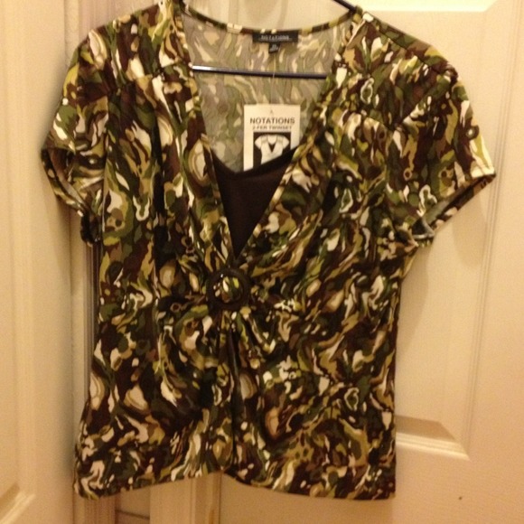 ***SOLD*** Camouflage colored Shirt XL