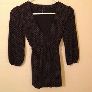GAP black top with cream polka dots. Very cute!!