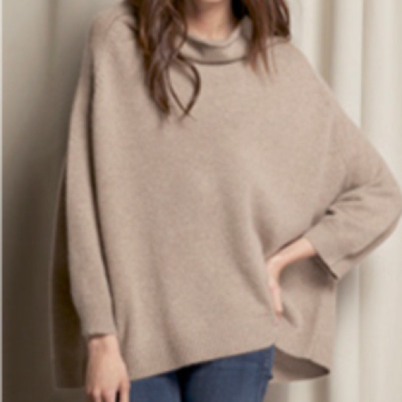 BUNDLE: vince sweater + Cashmere poncho