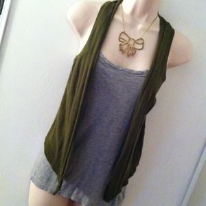 Olive Green Vest