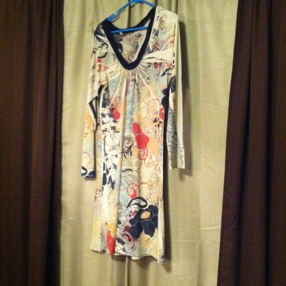 Multicolor dress.