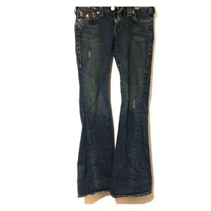 True Religion low rise flare jeans
