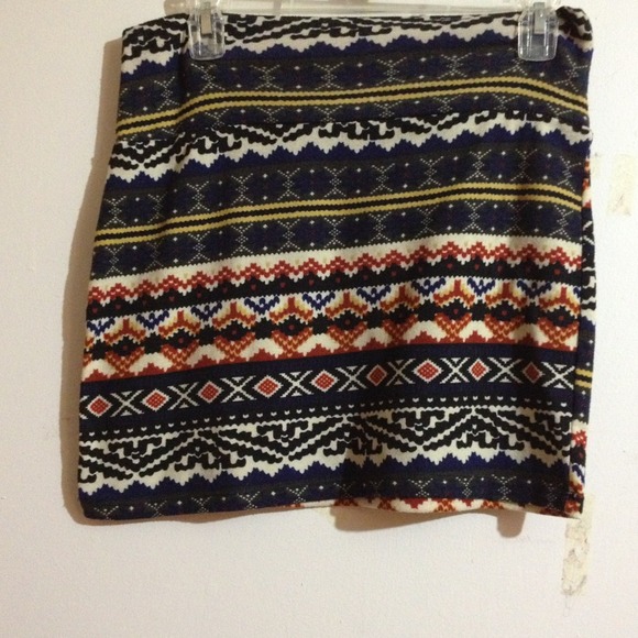 Tribal Print Skirt