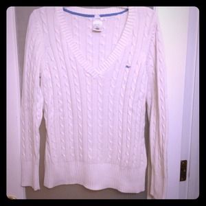 White Cable knit Old Navy Sweater, size XL