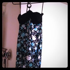 Halter with beaded strap