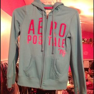 Aeropostale girls zip up hoodie