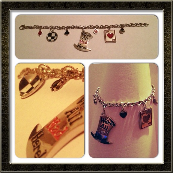 Alice in Wonderland inspired bracelet
