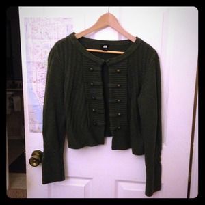 military style sweater