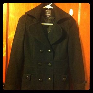 Wool black coat from forever 21