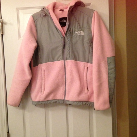 North Face Pink and Grey Jacket